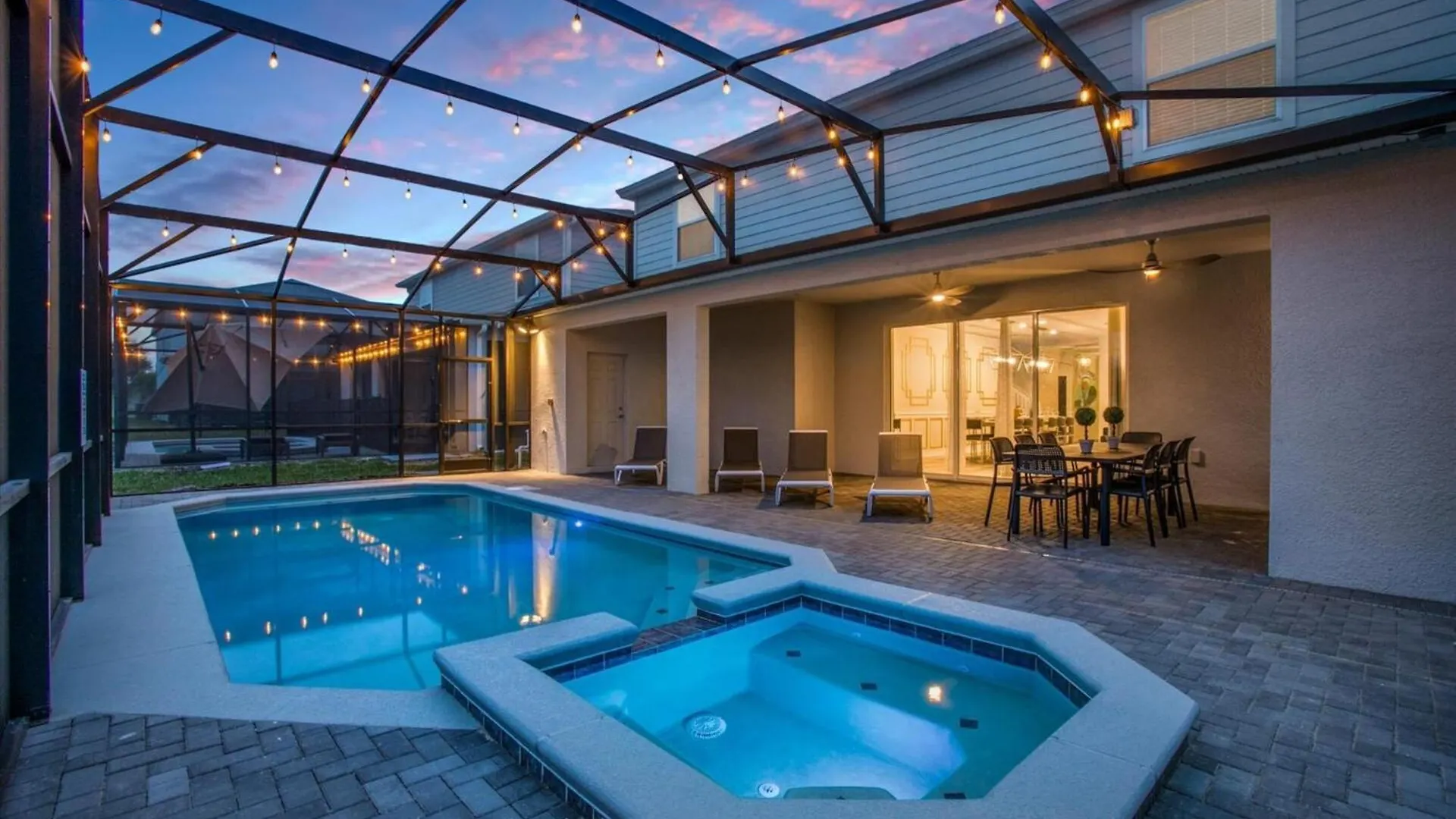 Orlando Villa 6463: Luxurious 10-Bedroom Retreat Davenport Holiday home